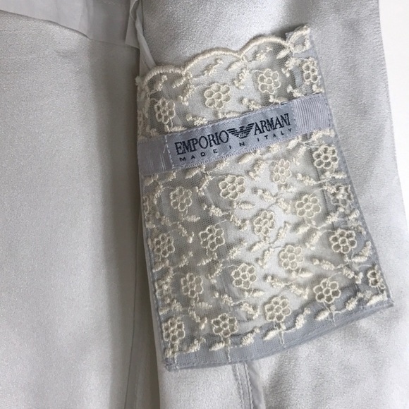Emporio Armani shell shirt sleeve button up blouse - Picture 6 of 8